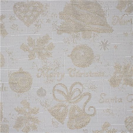 Tissu Jacquard Lame de Noël