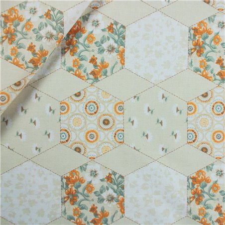 Cot.st.patchwork Spring Cm150