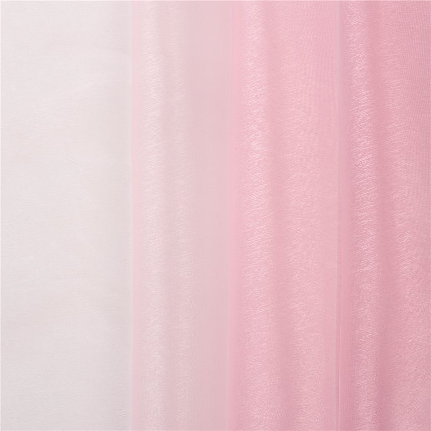 Organza Arcoiris Iridiscente - Liso - Rot 25 Mt - 12 Rosa