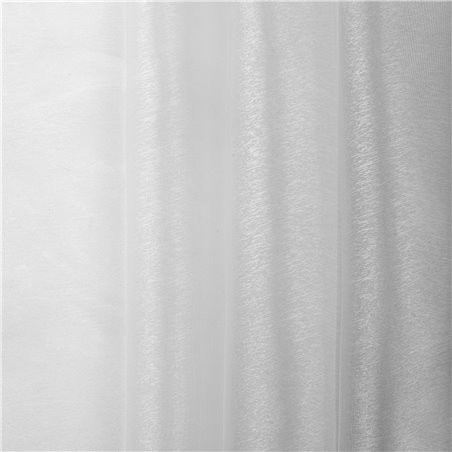 Organza arc-en-ciel irisé - uni - rouge 25 m - 20 argent