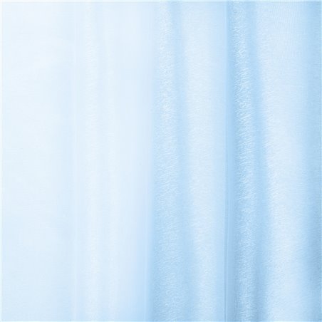 Organza arc-en-ciel irisé - uni - rouge 25 m - 13 bleu clair