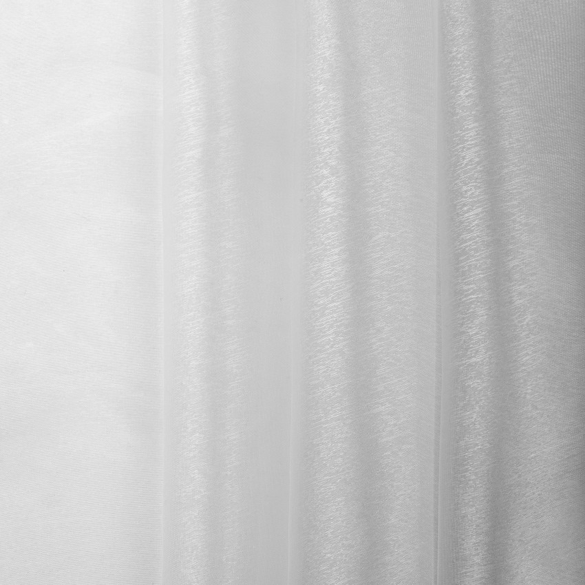 Organza Rainbow Irisierend - Uni - Rot 25 Mt - 20 Silber