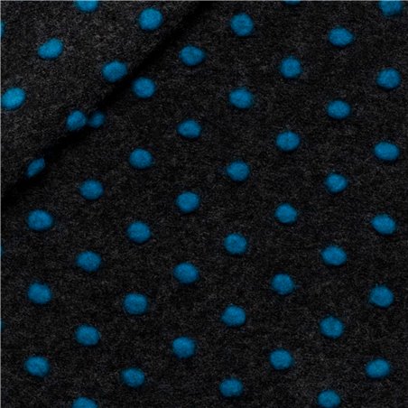 Tessuto Lana Cotta Pois