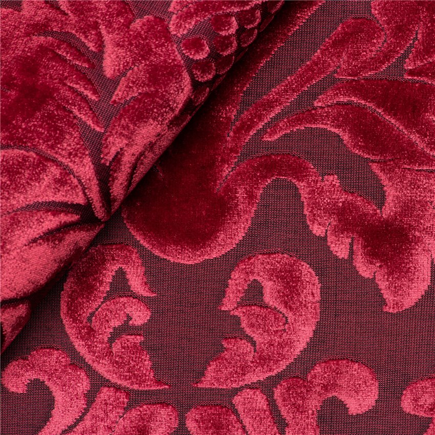 Tessuto Velluto Jacquard Baia