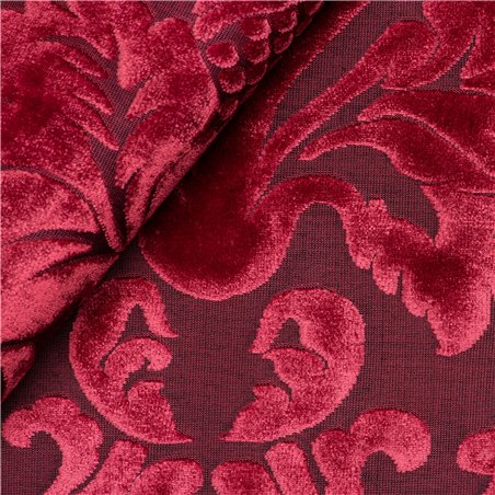 Tessuto Velluto Jacquard Baia