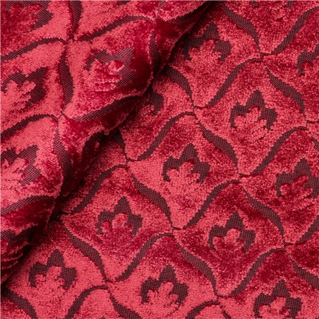 Tessuto Velluto Jacquard Baia