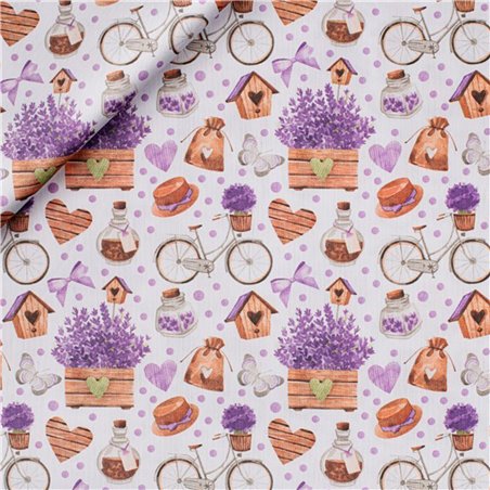 Tessuto Panama Digital Provenza