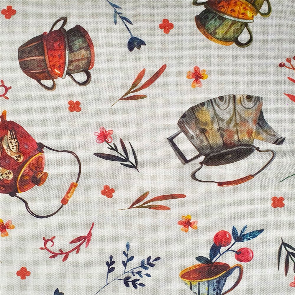 Tessuto Panama Digital Provenza