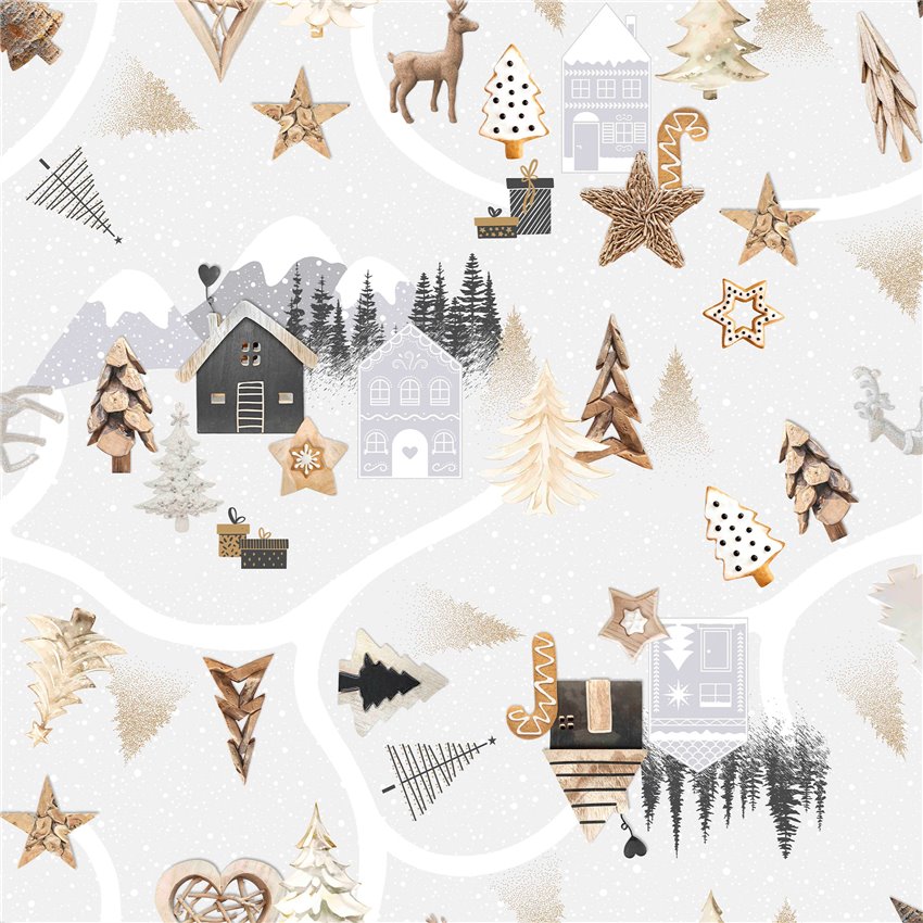 Tovagliato Plast. Party Xmas Edition