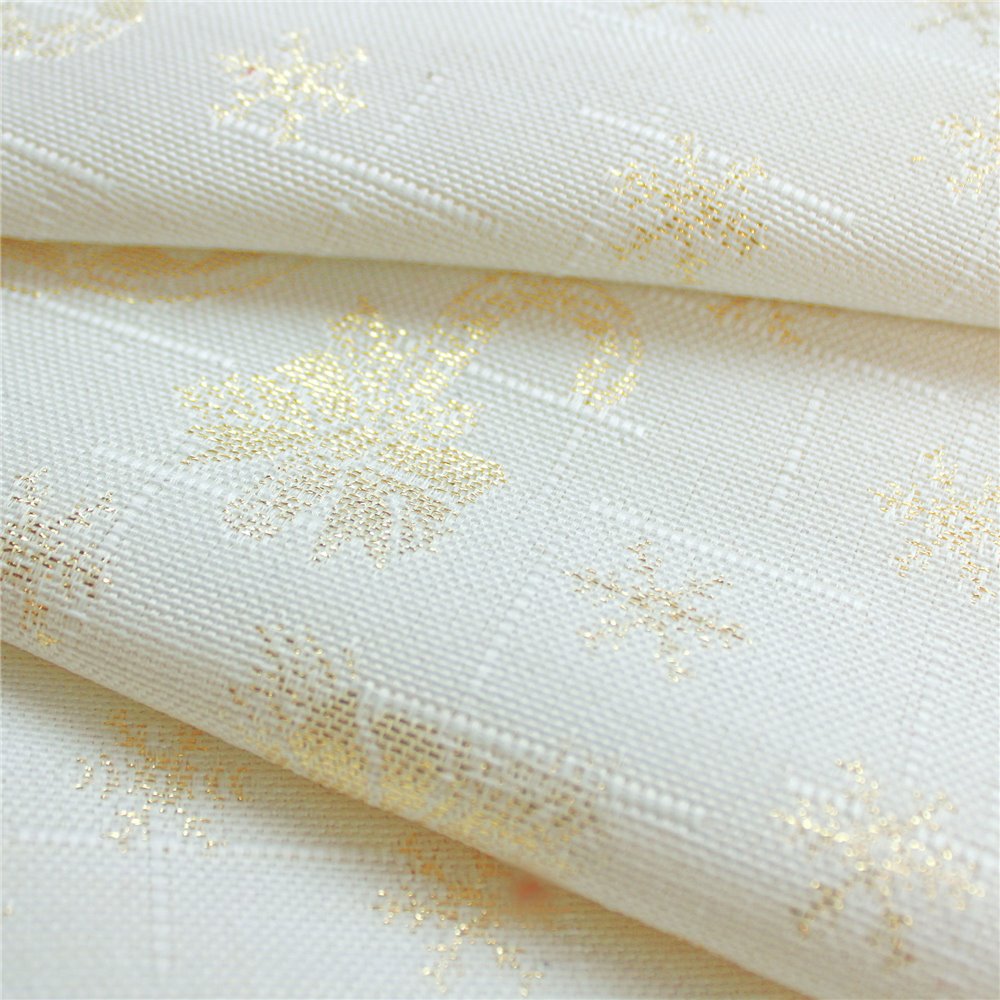 Weihnachts-Lamé-Jacquardstoff