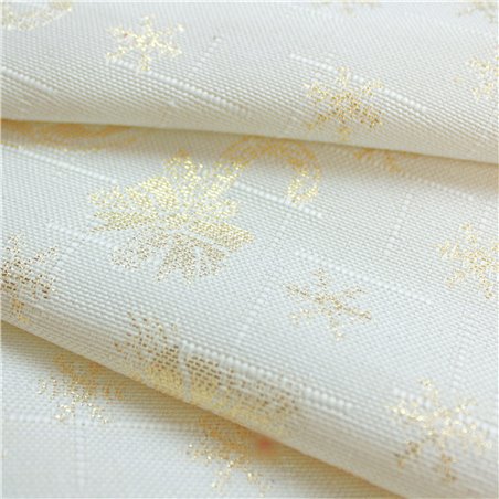 Tela Jacquard 'Lamé Navideño'