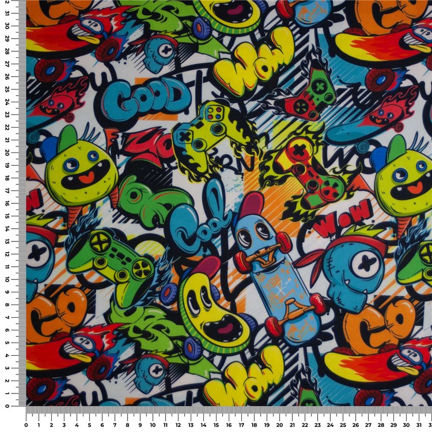 Interlock Stampato Colonia