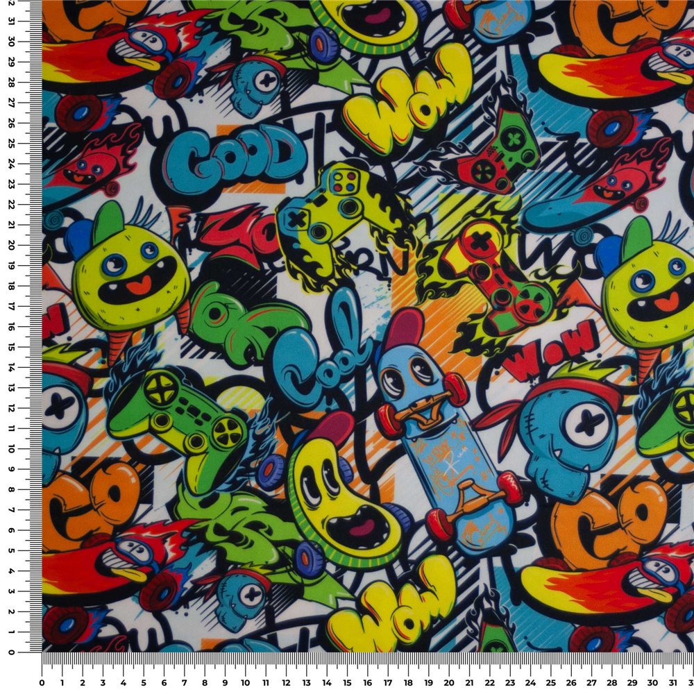 Interlock Stampato Colonia