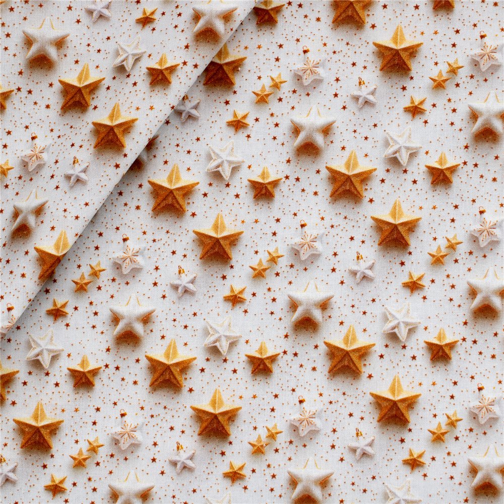 Cotone Stampato Magic Xmas