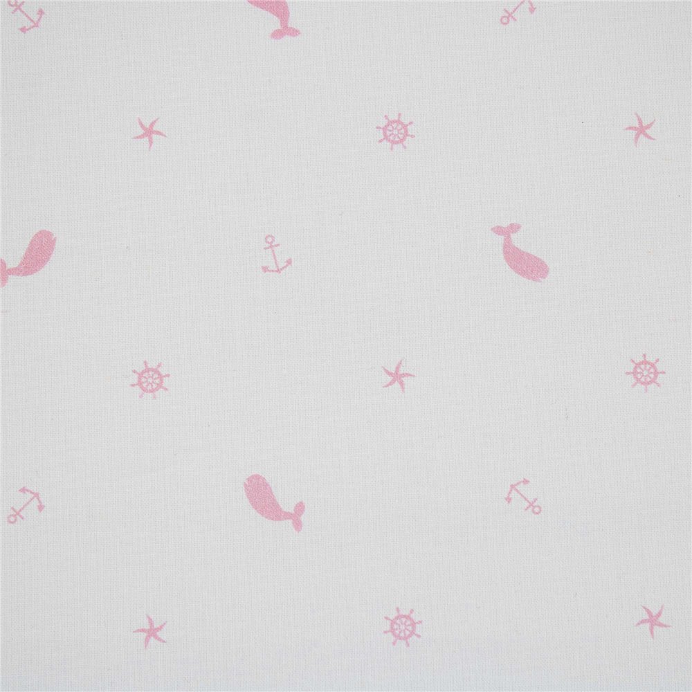 Cotone Stampato Whale