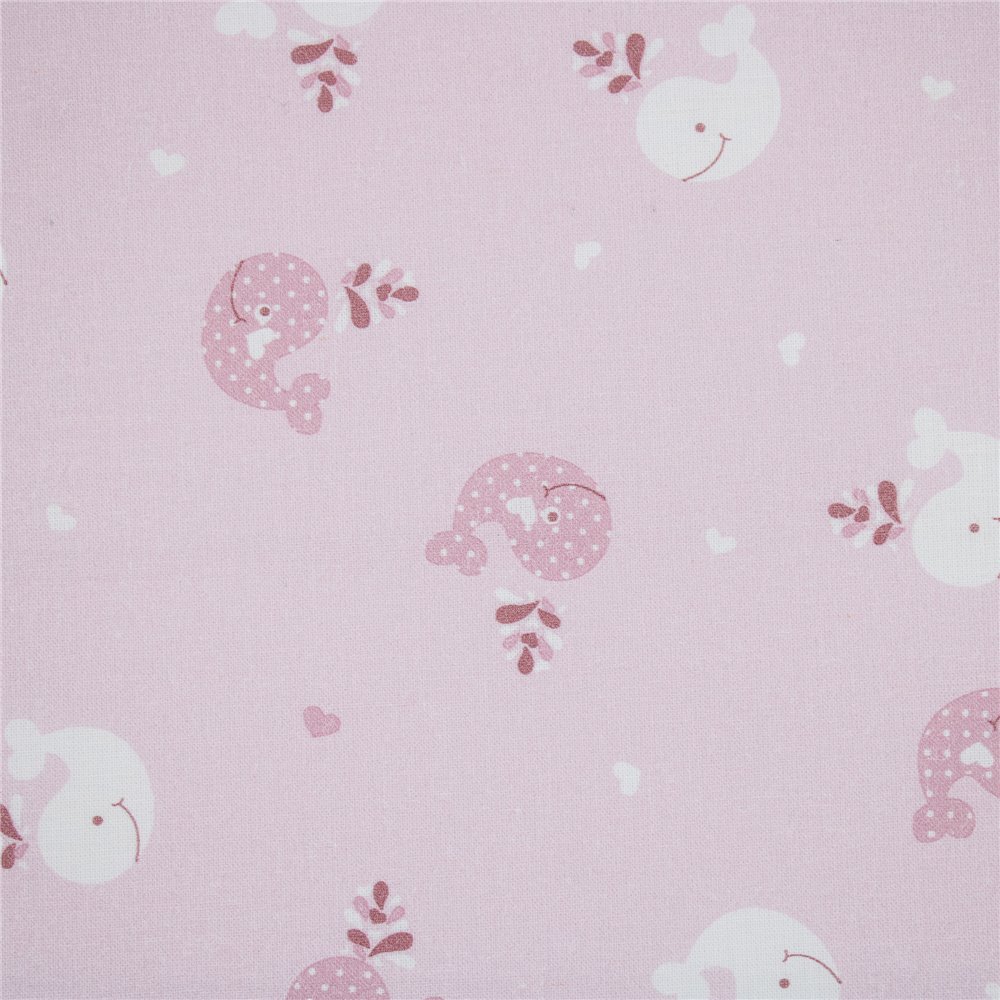 Cotone Stampato Whale