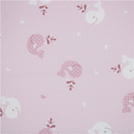 Cotone Stampato Whale