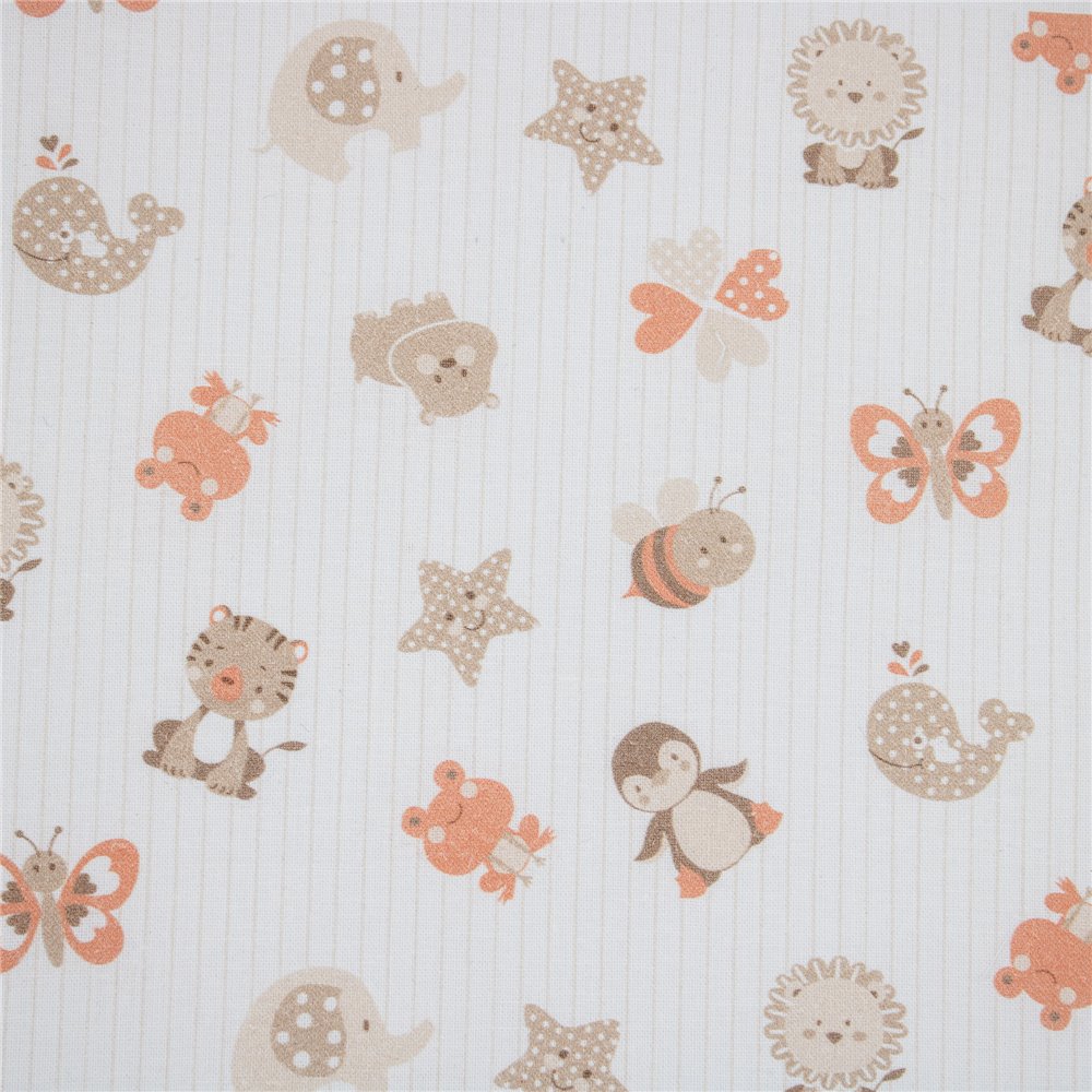 Cotone Stampato Whale