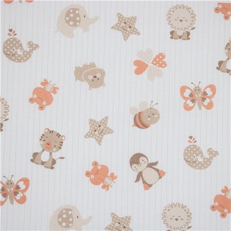 Cotone Stampato Whale