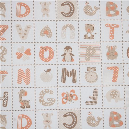 Cotone Stampato Whale