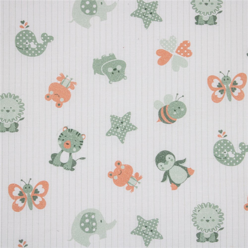 Cotone Stampato Whale