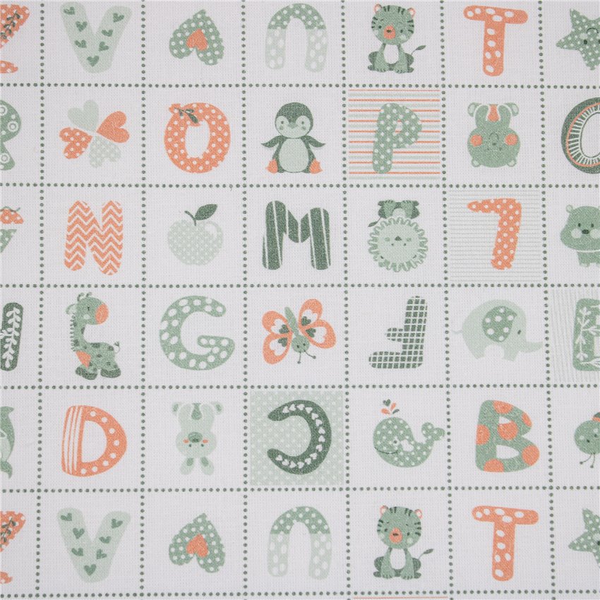 Cotone Stampato Whale