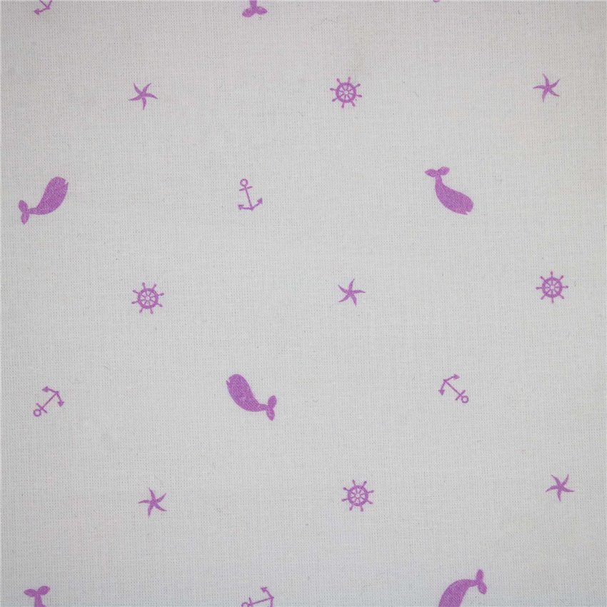 Cotone Stampato Whale