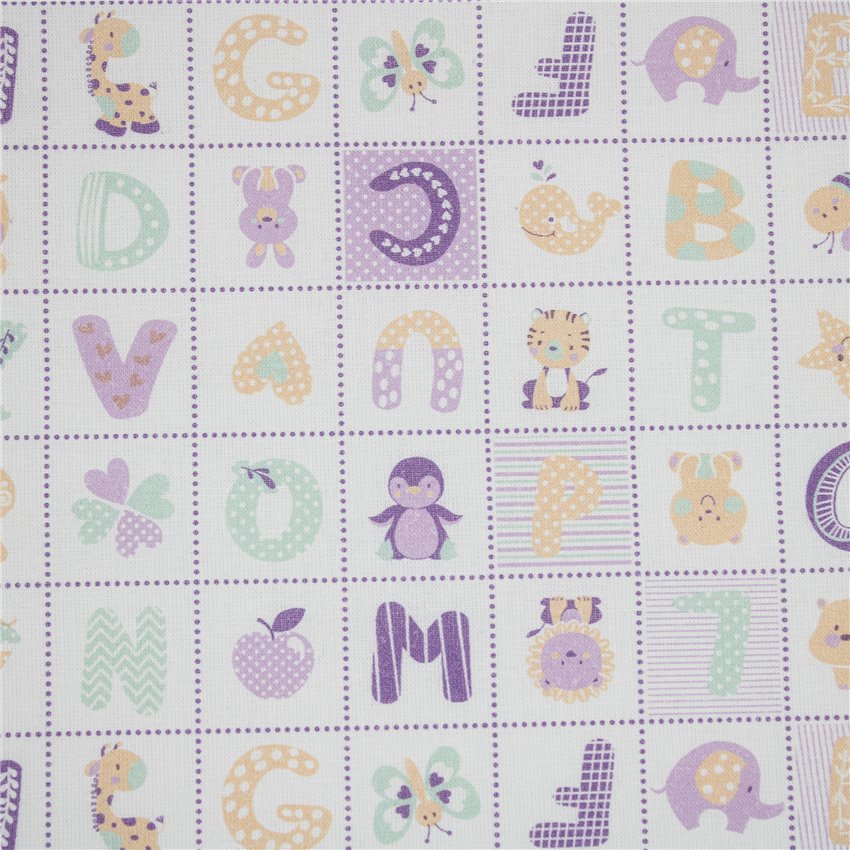 Cotone Stampato Whale