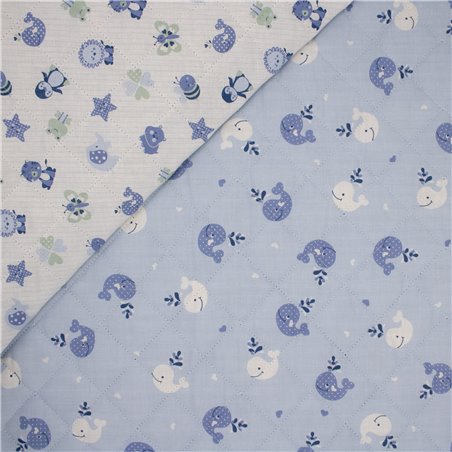 Trapunta Whale D/F cm150