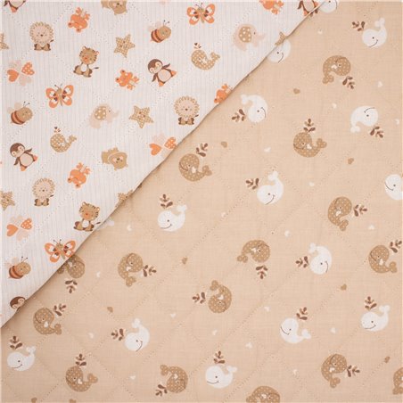 Trapunta Whale D/F cm150