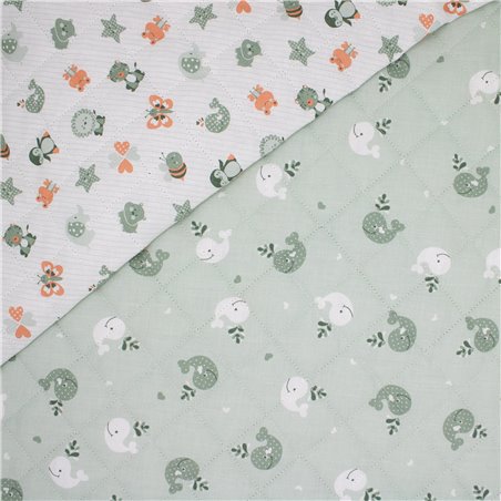 Trapunta Whale D/F cm150