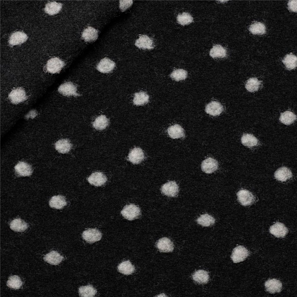 Tessuto Lana Cotta Pois